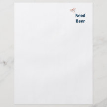Need Beer Reminders Personalized Flyer