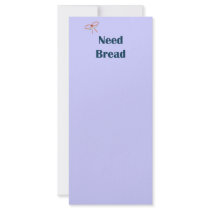 Need Bread Reminders Customized Rack Card