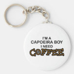 Need Coffee - Capoeira Boy Keychain