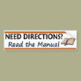 Need Directions?  Read the Manual
