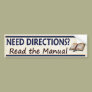 Need Directions?  Read the Manual