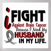 Need My Husband Brain Cancer Posters
