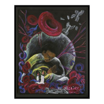 Need not Suffer Alone - Sickle Cell Art Print