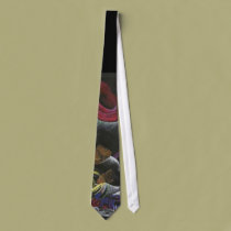 Need not Suffer Alone - Sickle Cell Art - Tie 7 ties