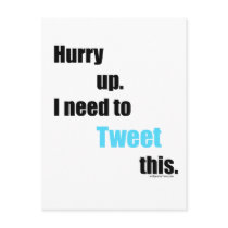 Need to Tweet this postcards by MrsEvilGenius Need to Tweet this postcards
