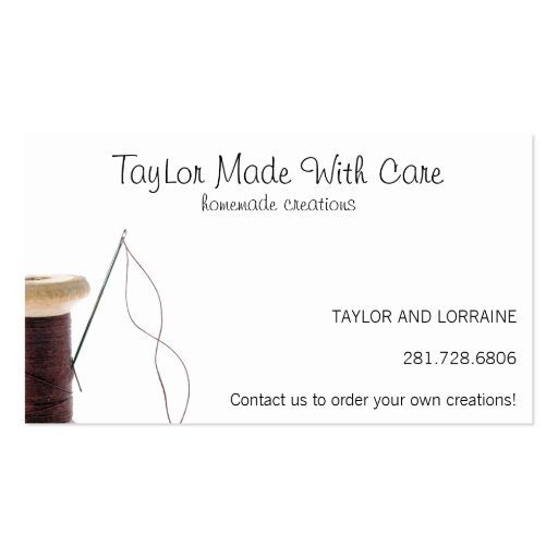Needle and Thread Business Card