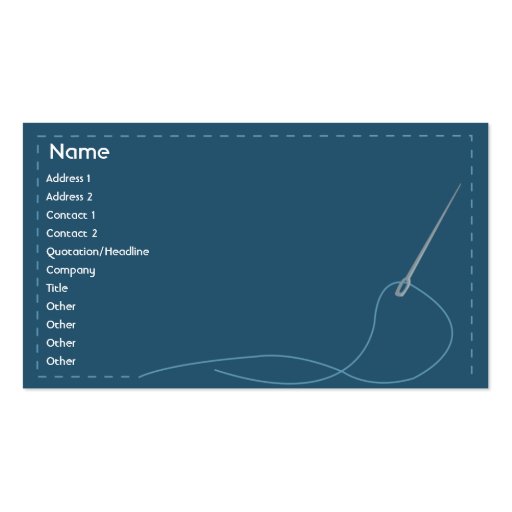 Needle - Business Business Cards
