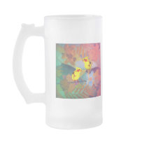 Needlepoint Bird-lovers Coffee Mugs