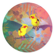 Needlepoint Bird-lovers sticker