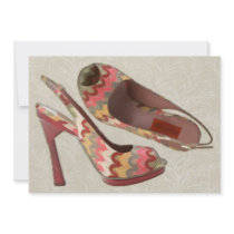 Needlepoint Peep Toes Invites