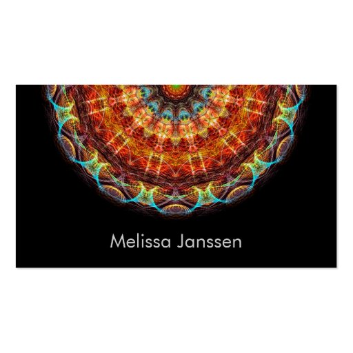 Needlework -Mandala- Business Cards (front side)