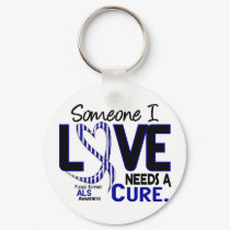 NEEDS A CURE 2 ALS keychains by awarenessgifts NEEDS A CURE 2 ALS keychains