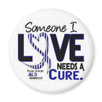 NEEDS A CURE 2 ALS magnets by awarenessgifts NEEDS A CURE 2 ALS magnets