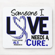 NEEDS A CURE 2 ALS MOUSE MAT