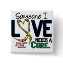 NEEDS A CURE 2 AUTISM AWARENESS buttons by awarenessgifts NEEDS A CURE 2 AUTISM AWARENESS buttons