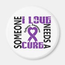 Needs A Cure 4 Epilepsy Refrigerator Magnet