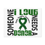 Needs A Donor 4 Organ Donation Postcard