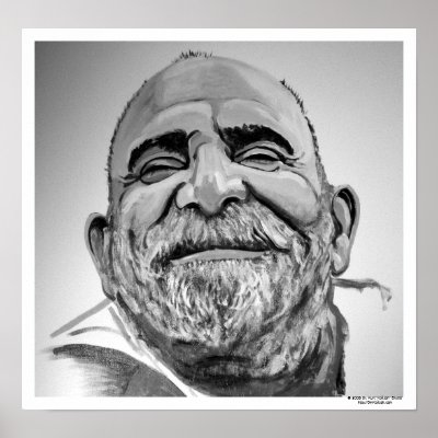 Neem Karoli Baba. Neem Karoli Baba Posters by OmKailash. Illustration from the book/CD, Following Sound into Silence: Chanting Your Way Beyond Ego into Bliss (2008,