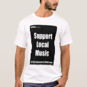Nef Entertainment Support Local Music T-Shirt by nefent Nef Entertainment Support Local Music T-Shirt
