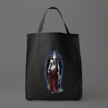 "Nefertari" Egyptian Angel Bastet Art Canvas Tote bags