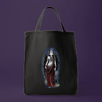 "Nefertari" Egyptian Angel Bastet Art Canvas Tote bags