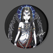 Nefertari Egyptian Angel Magnet by mykajelina Nefertari Egyptian Angel Magnet