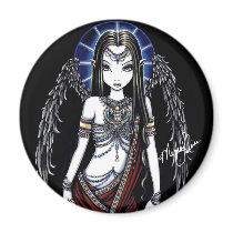 Nefertari Egyptian Angel Magnet by mykajelina Nefertari Egyptian Angel Magnet