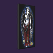 "Nefertari"  Egyptian Angel Wrapped Canvas Print canvas prints