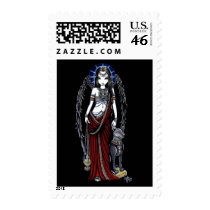 Nefertari Egyptian Bastet Angel Postage postage