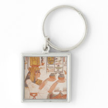Nefertari Making an Offering Key Chains