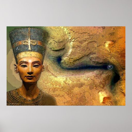 nefertiti by Gregory Gallo Print