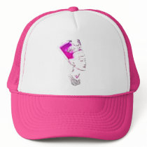 Nefertiti 'Egyptian Goddess' Design Trucker Hats