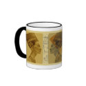 Nefertiti pencil gold and grey mugs by neferamug Nefertiti pencil gold and grey mugs