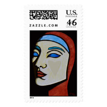 Nefertiti relief stamp