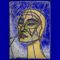 Nefertiti vitrail t-shirts