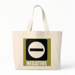 Negative 1 White Bag