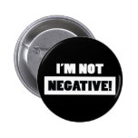 Negative (black) pinback buttons