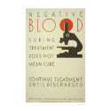 Negative Blood Treatment 1939 WPA posters