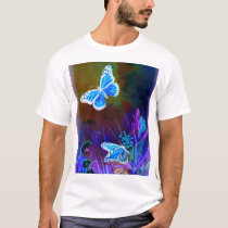 Negative Butterflies t-shirts by crystall Negative Butterflies t-shirts