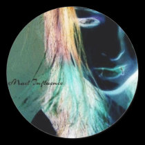 Negative Girl Sticker stickers