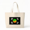 Negative South Korean Flag bags by morningcalm Negative South Korean Flag bags