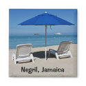 Negril, Jamaica Beach magnets by coolnegril Negril, Jamaica Beach magnets