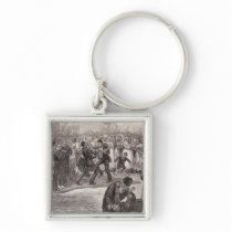 Negro Baptism in the United States Keychain