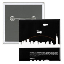 Negro del poster de New York City Pins