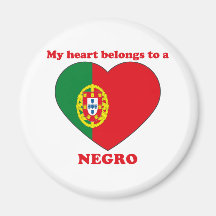 Negro Refrigerator Magnets