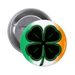 Negro y verde en el botón de los colores pin