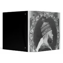 Negus of Ethiopia, Menelik II Vinyl Binder