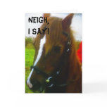 NEIGH, I SAY-50 YOU SAY? 50th BIRTHDAY Greeting Card