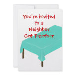 Neighbor Get Together Invitations, customize