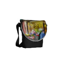 Neighborhood Flower Shop messenger bags